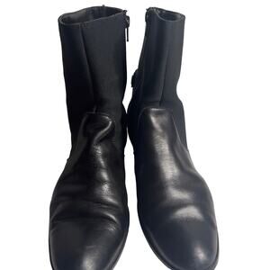 Circa Comfort 365 Joan & David Campion Black Women's Faux Leather Boots Size 9.5